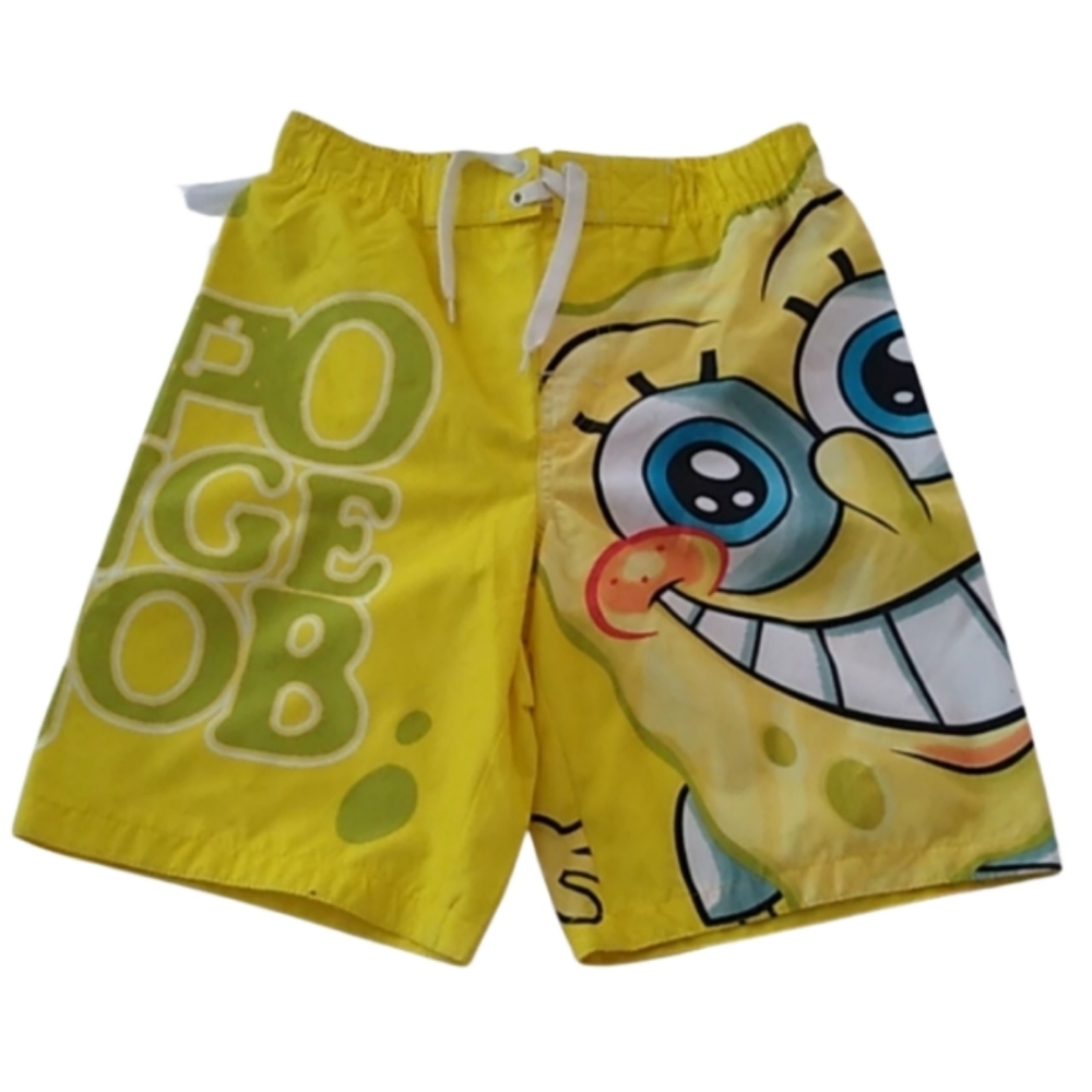 Nickelodeon SpongeBob SquarePants Boys Swim Trunks, Size 6/7